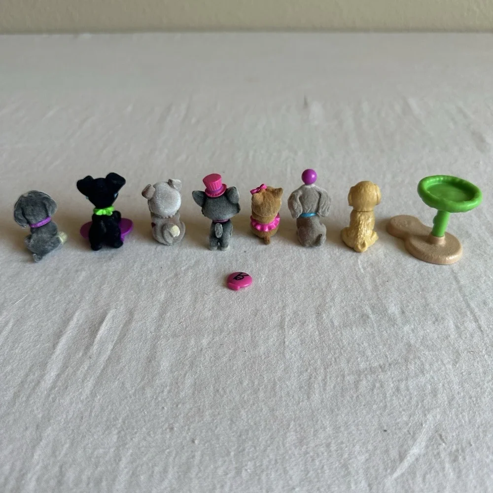 6 Barbie Pets Blind Bag Dogs Figures Flocked Replacement Piece Vet Animal & More